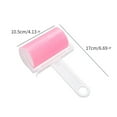 thumbnail image 7 of Reusable Lint Roller Remover Washable Sticky Hair Fur Cleaner for Clothes/Furniture Pets Hair Home Cleaning Buddy (Pink), 7 of 7