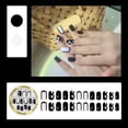thumbnail image 6 of Milue 24 Pack Short Detachable Finished Fingernails Wearable False Nails Press on, 6 of 21