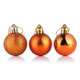 thumbnail image 1 of Nvzi Juego de adornos para árboles de Navidad, 24 piezas de bolas navideñas irrompibles de color naranja a granel, adornos colgantes de 3,15 pulgadas para árboles de Navidad y vacaciones navideñas, 1 of 4