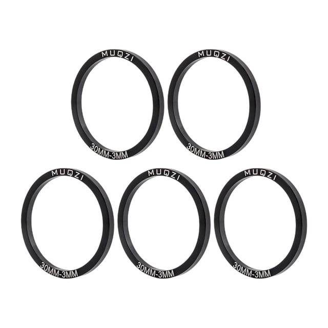 5 piezas vtt vélo pédalier conjunto vélo manivelle ensemble rondelle entretoise 30MM T3MM