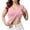 Pink, variant on Duoif Women's Short Sleeve Shirt with Built in Bra Padded Athletic Workout Yoga Top Summer 2026, Black, L