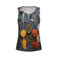 thumbnail image 6 of Sigee Various Herbs And Spices In Spoons for Women's Workout Tank Top,Running Tank Tops,Sleeveless Gym ClothesXX-Large, 6 of 8