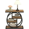 thumbnail image 6 of Tribesigns 4-Tier End Table for Living Room, Wood Narrow Side Table for Bedroom, Natural Brown, 6 of 7