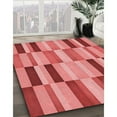 thumbnail image 2 of Ahgly Company Indoor Square Patterned Love Red Area Rugs, 3' Square, 2 of 6