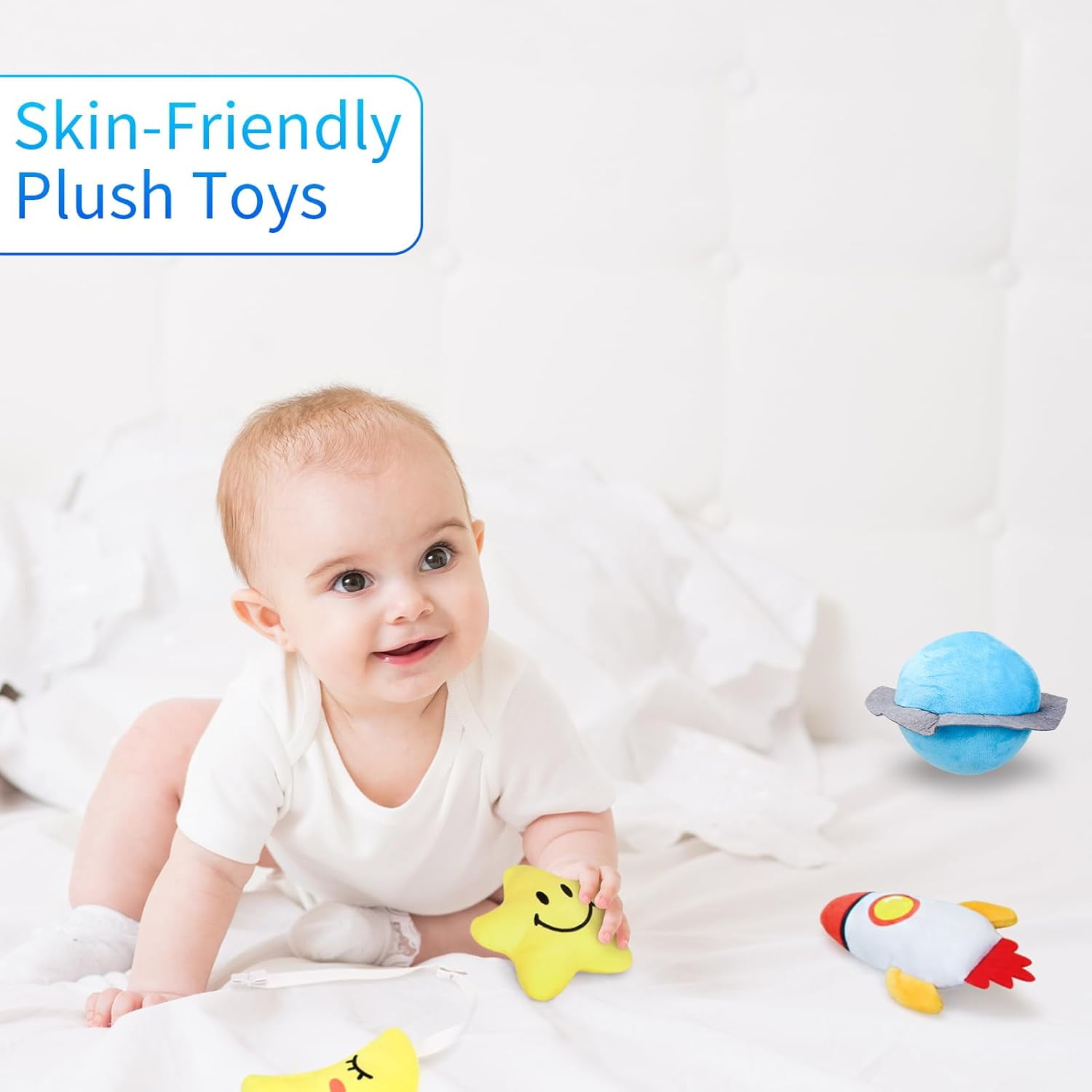 Baby Crib Mobile with Music and Lights, Space Baby Mobile for Crib with Remote Control, Baby Crib Toy for Babies Boys Girls