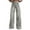 Grey, variant on Wide Leg Pants Woman High Waist Patterned Lightweight Loose Fit Casual Colorful Trouser Jeans Travel Pants