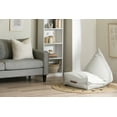 thumbnail image 6 of South Shore Kodali, Scandinavian Living Room's Bean Bag Chair, Light Gray, 6 of 16