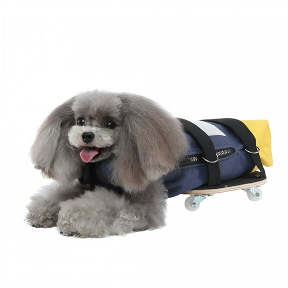 GASTROPOD Dog Wheelchair Alternative for Paralyzed Pets, Dog Drag Bag for Rear Legs, Pet Scooter Wheelchair for Protects Chests and Limbs, Blue