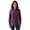 Berry Delicate Stripe, variant on Women's Plus Size Kate Long Sleeve Easy Cotton-Blend Button-Front Shirt