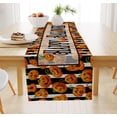 thumbnail image 5 of 4 Caminos de mesa de Halloween, 13 x 72 pulgadas, decoraciones para caminos de mesa de Halloween, mantel de calabaza y fantasma, 5 of 5