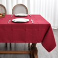 thumbnail image 1 of Linen Table Cloth Cotton Wheat Coffee Linen Tablecloth for Square Tables Heavy Weight Washable Farmhouse Soft Boho Tablecloth for Kitchen ; Table Linens (Wheat Coffee x ), 1 of 8