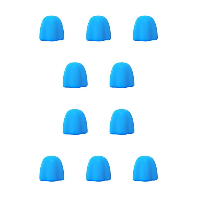 Cateissary Tapa de de Dispensador de de de cierre automático Reemplazo de cubierta de tubo de crema externa Azul 10piezas