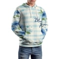 thumbnail image 5 of Blue Flower Watercolor Pattern Men's Women New Sweatshirt Hoodie Men's Plus Size Sweatshirt Hooded Sweatshirt 3d Printed Street Men's Cloth, 5 of 6