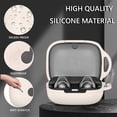 thumbnail image 3 of Yucurem Silicone Protective Cover Case with Carabiner for Soundcore C30i (Beige), 3 of 7