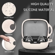 Yucurem Silicone Protective Cover Case with Carabiner for Soundcore C30i (Beige)