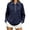 Blue, variant on Womens Winter Warmth Loose Fit Hoodie Sweatshirt Casual Long Sleeve Pullover Top