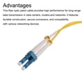 thumbnail image 4 of 1uds 1 Metro Modo Único Dúplex Fibra Óptica Cable Patch LSZH Saltador Fibra Óptica LC a LC para Centros Datos Enrutadores Conmutadores Transceptores, 4 of 6
