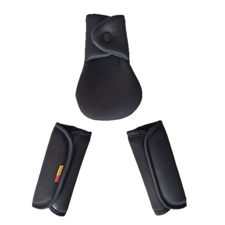 3 Piece Adjustable Car Seat Shoulder Belt Cover with Extra Padded Comfort Machine Washable for Strollers And Carriers