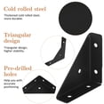 thumbnail image 3 of unbranded 10Ud Esquinero De Negro Para Refuerzo De Muebles Con Agujeros Precortados, 3 of 8