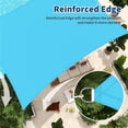 thumbnail image 4 of Memoryfield 8x10FT Rectangular Sun Shade Sail UV Protection, Breathable HDPE Outdoor Canopy for Patio Deck Garden, Blue, 4 of 8
