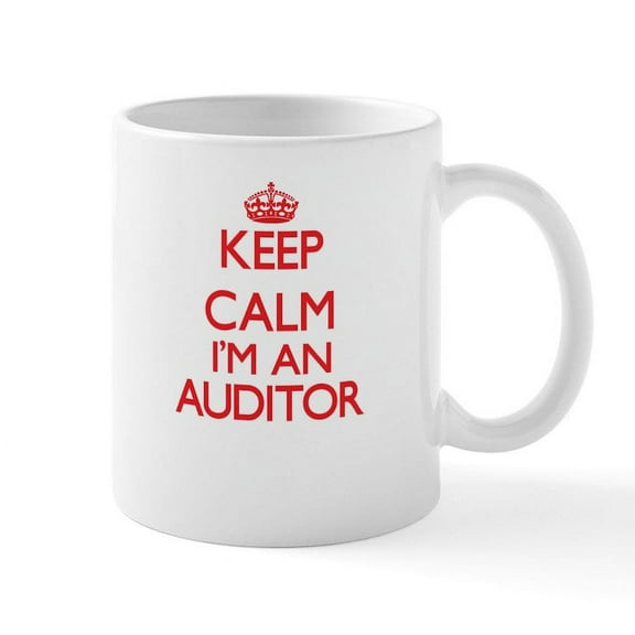 CafePress - Keep Calm I'm An Auditor Mugs - 11 oz Ceramic Mug - Novelty Coffee Tea Cup