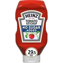 Heinz Tomato Ketchup with No Sugar Added, 29.5 oz Bottle