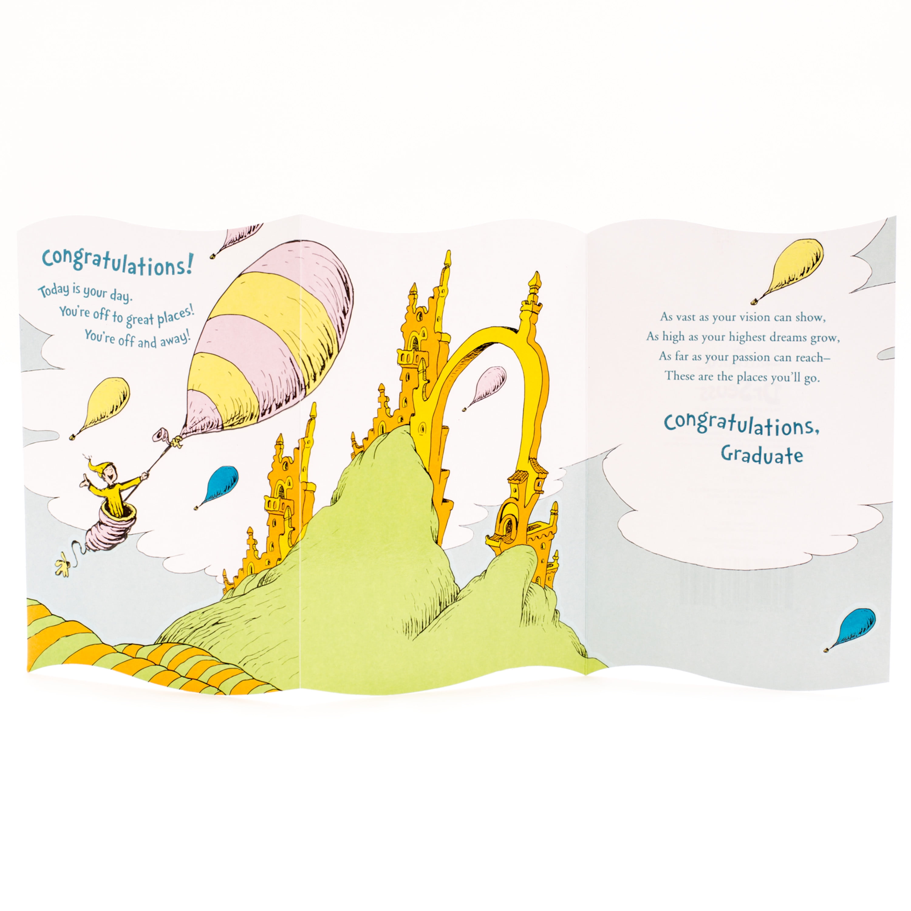 Hallmark Dr. Seuss Graduation Card (You're Off and Away)