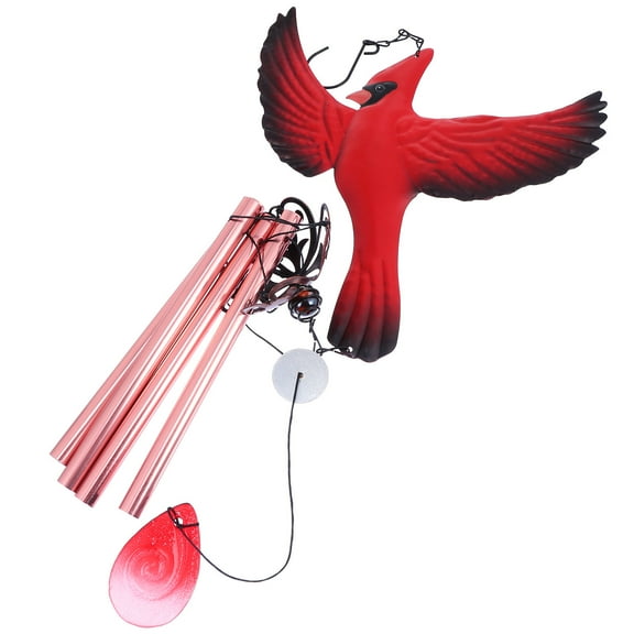 OFFIGAM Wind Chime Bird Shaped Iron 1Pcs 32.3x8.7x3.1in