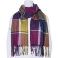 thumbnail image 2 of Ksopiavobs Women's Long Plaid Blanket Chunky Oversized Winter/Fall Warm Scarf Big Tartan Scarves Wrap Shawl, 2 of 6