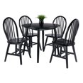 thumbnail image 3 of Moreno 5pc Drop Leaf Dining Table with Chairs, 3 of 4