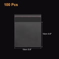 thumbnail image 2 of 100Pack Clear Cello Bags, 4"x4" Plastic Self Sealing OPP Treat Bags Clear, 2 of 6