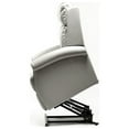 thumbnail image 3 of Resenkos Electric Power Lift Chairs Recliner, Faux Leather Upholstered Reclining Lifting Chair, Gray, 3 of 8