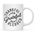 thumbnail image 1 of Koyal Wholesale Fall Autumn Season 11oz. Coffee Mug Gift, Thankful Grateful Blessed, Round, 1-Pack, 1 of 4