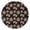 Tiger Graffiti Black, variant on 60 Inch Round Flannel Blanket for Adults & Kids, Soft, Cozy, Lightweight, Home, Travel, Indoor & Outdoor,Tiger Graffiti Black Pattern