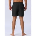 thumbnail image 3 of DARING DIVA Men's Elastic Waist Drawstring Surfing Board Shorts 30 Black, 3 of 6