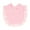 Light Pink, variant on harmtty Baby Bib Convenient Easy to Clean Soft Ruffles Design Infant Feeding Saliva Towel for Daily Usage,Dark Pink