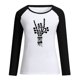 thumbnail image 4 of Camiseta suelta estampada a la moda para mujer, blusa de manga larga, cuello redondo, camisetas informales Pompotops FGAJ8269, 4 of 5