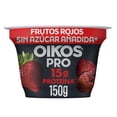 thumbnail image 1 of Yogurt batido Oikos Pro frutos rojos sin azúcar añadida 15 g de proteína 150g, 1 of 5
