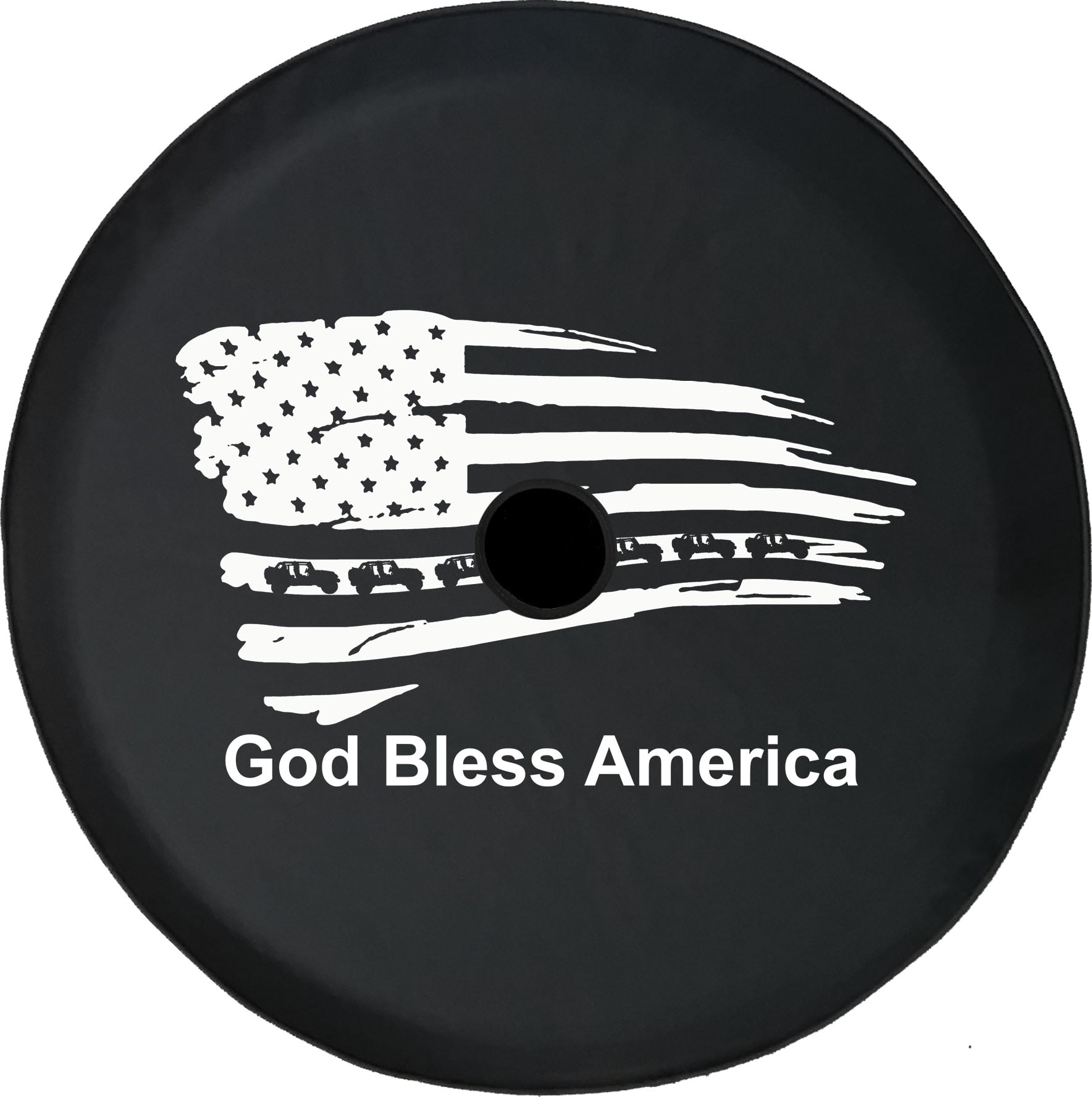 Black Tire Covers Tire Accessories for Campers, SUVs, Trailers, Trucks, RVs and More Vintage