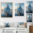 thumbnail image 4 of Designart "Blue Iceberg Majestic Frost" Nautical & Beach Floater Framed Canvas Wall Art, 4 of 7