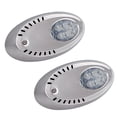 thumbnail image 2 of Attwood LED Docking Light Stainless Steel Bezel, Pair (White LED), 2 of 2