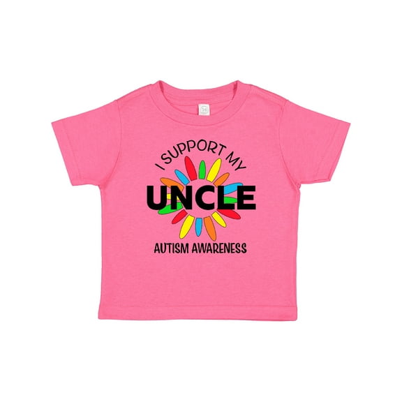 Inktastic I Support My Uncle Autism Awareness Boys or Girls Baby T-Shirt