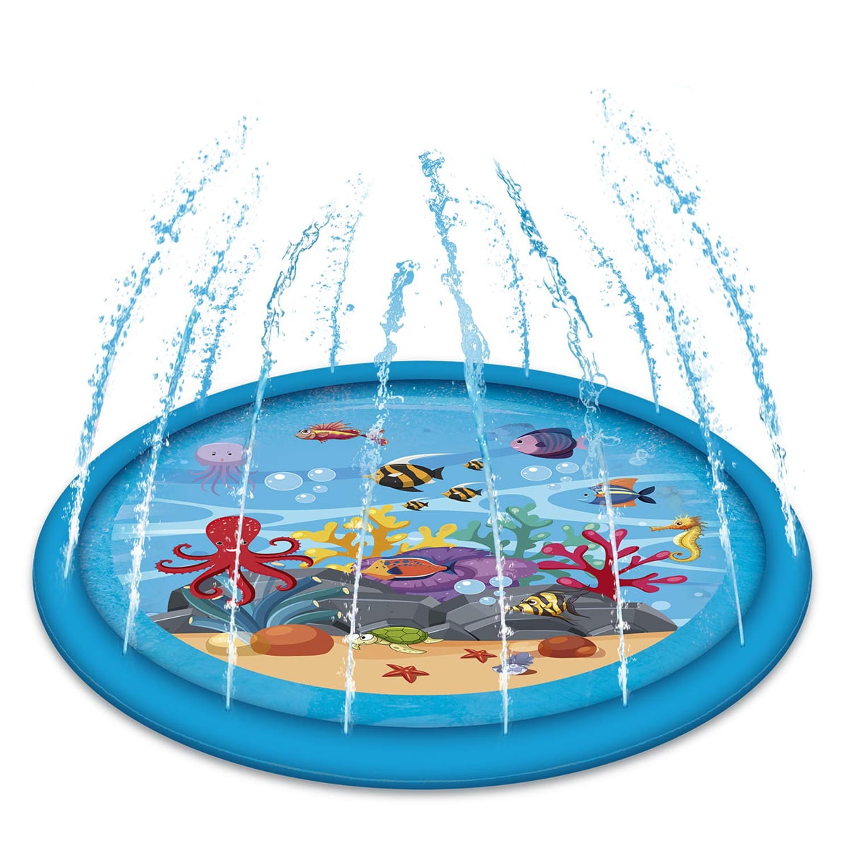 XJZ Splash Pad Whale Sprinkler Play Mat Inflatable Pool Pad Summer Outdoor Party Garden Beach Water Toys for Kids Children 180CM XJZ Splash Pad Whale Sprinkler Play Mat Inflatable Pool Pad Summer Outdoor Party Garden Beach Water Toys for Kids Children 180CM