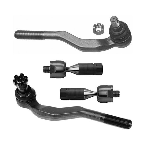Fits 4WD Models Tie Rod Ends Inner & Outer Steering Kit 4 Pc Fits select: 1995-2004 TOYOTA TACOMA
