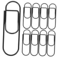 thumbnail image 4 of HLONK 20 Pcs Novelty File Clips Pastel Fun Paper Medium Binder Bulk Office Black, 4 of 8