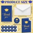 thumbnail image 2 of Blue Graduation Thank You Cards 50 Pack Bulk Blank Notes For High School College End Of Year 2026, 2 of 6