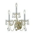 thumbnail image 5 of Crystorama Lighting - Wall Mount - Crystal - Three Light Wall Sconce in Classic, 5 of 5