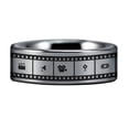thumbnail image 3 of Movie Lover's Tungsten Carbide Ring, 3 of 7