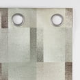 thumbnail image 4 of Sun Zero Sterling Gradient Geometric 100% Blackout Grommet Curtain Panel, 40"W x 84"L, Sage Green, 4 of 9