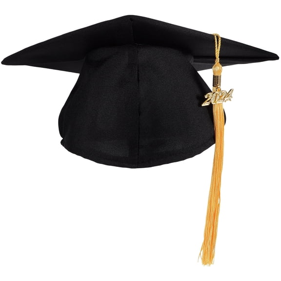 FELTECHELECTR 1Pcs Graduation Hats for Adults in Black for Graduation Ceremonies with Adjustable and Comfortable Fit